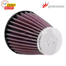 K&N RC-1200 UNIVERSAL REUSABLE CHROME AIR FILTER 2-1/16"FLG 3-1/2"B 2"T 4"H