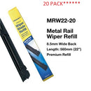 TRIDON MRW22-20 WIPER METAL REFILL 560MM WIDE (20 PACK)