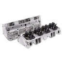EDELBROCK 5073 E-STREET S-PLUG 70CC CYLINDER HEADS COMPLETE PAIR SB CHEV 262-400V8