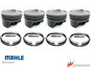 MAHLE 197713945 87.50mm Forged Piston set Rings inc suits Ford Ecoboost 2.0L R9DA