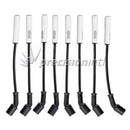 ACCEL 9059C WHITE BOOT CERAMIC 8MM SPK PLUG WIRE SET SUITS VE 6.0, 6.2L 290mm OAL