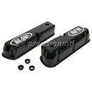 AFR 6715 TALL BLK PWD COAT VALVE COVERS (PR) SBF INC GROMMETS/BAFFLES