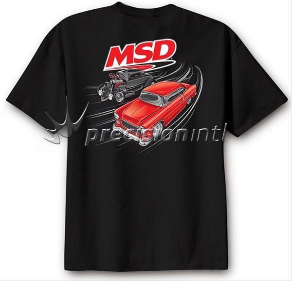 MSD 95116 T-SHIRT STREET RACER BLACK MEDIUM