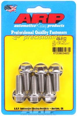 ARP 434-3102 SS HEX ENG MOUNT BOLT KIT SUITS CHEV / HOLDEN LS1 LS2
