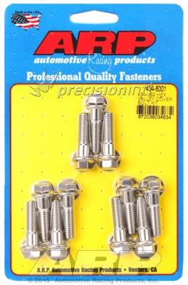 ARP 434-8001 SS HEX INLET MANIFOLD BOLTS SUITS GM LS SERIES V8