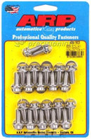 ARP 435-1803 SS 12 POINT OIL PAN BOLT KIT CHEV BB 396-454 W/RUBBER GSKT