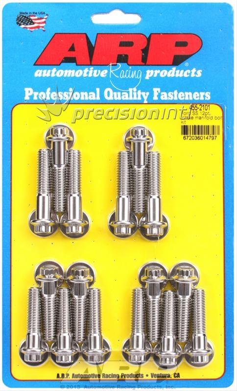 ARP 455-2101 S/S 12 POINT INTAKE BOLT KIT SUITS FORD