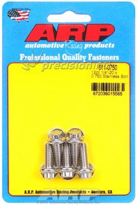 ARP 611-0750 1/4-20 X 0.750 12PT SS PACK OF 5 BOLTS