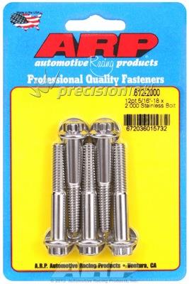 ARP 612-2000 5/16-18 X 2.000 12PT SS PACK OF 5 BOLTS