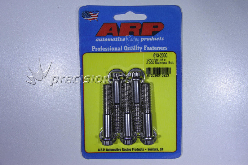 ARP 613-2000 3/8-16 X 2.000 12PT SS PACK OF 5 BOLTS