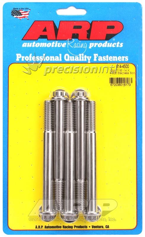 ARP 614-4500 7/16-14 X 4.500 12PT SS PACK OF 5 BOLTS