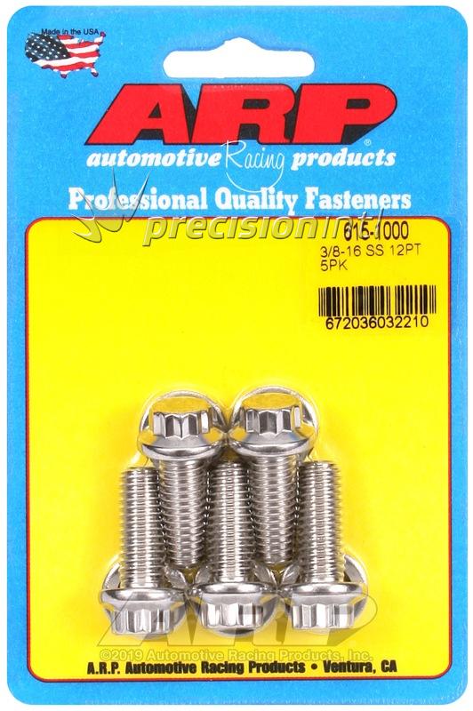 ARP 615-1000 3/8-16 X 1.000 12PT SS PACK OF 5 BOLTS