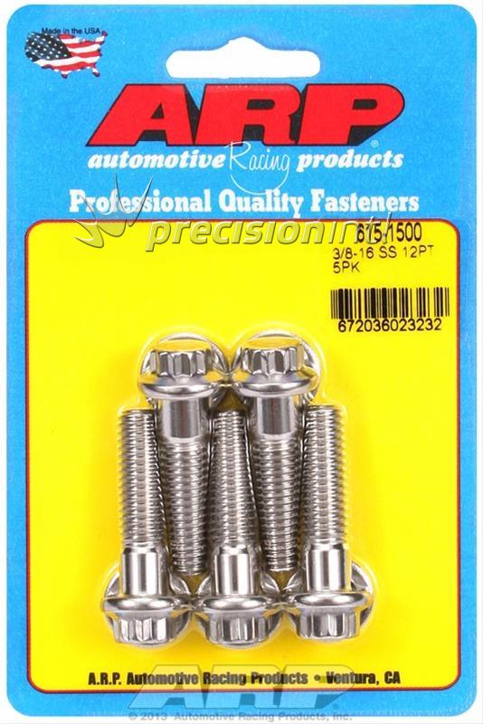 ARP 615-1500 3/8-16 X 1.500 12PT SS PACK OF 5 BOLTS
