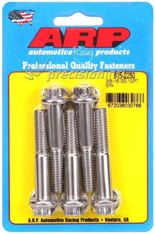 ARP 615-2250 3/8-16 X 2.250 12PT SS PACK OF 5 BOLTS