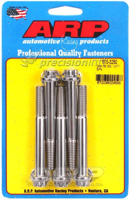 ARP 615-3250 3/8-16 X 3.250 12PT SS PACK OF 5 BOLTS