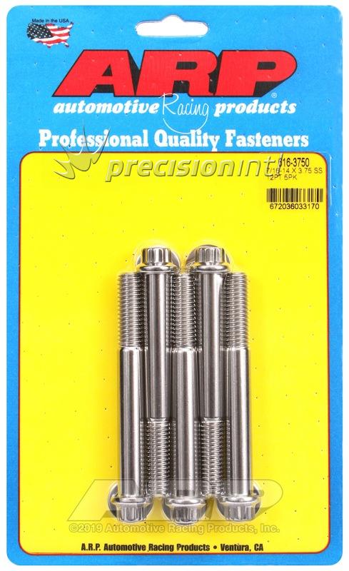 ARP 616-3750 7/16-14 X 3.750 12PT SS PACK OF 5 BOLTS