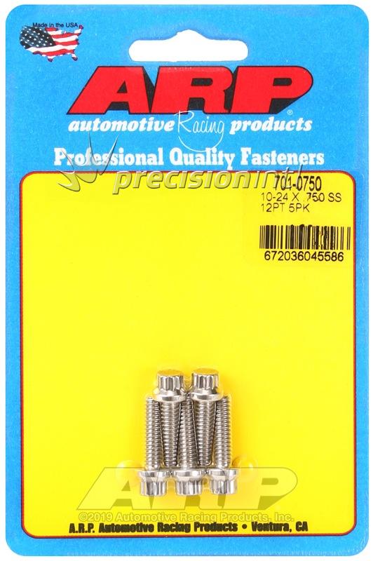 ARP 701-0750 10-24 X .750 12PT SS PACK OF 5 BOLTS