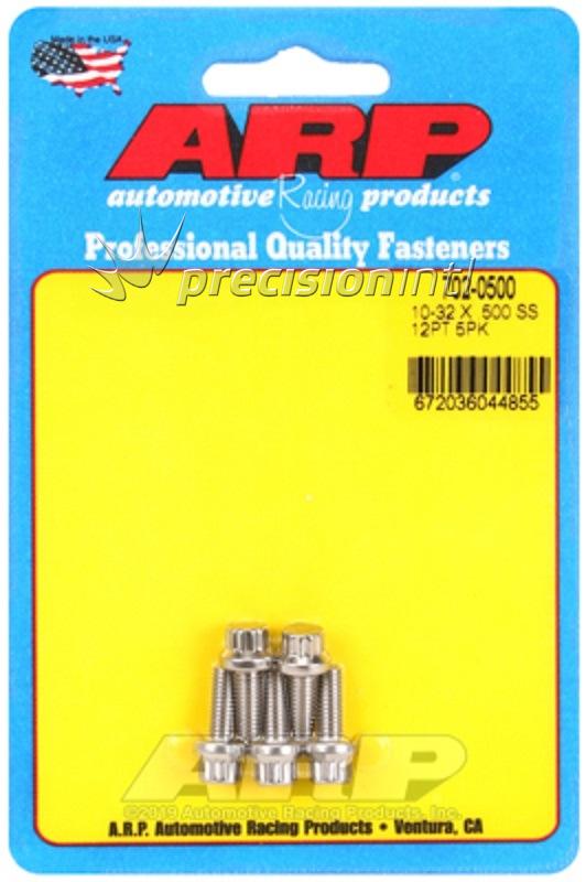 ARP 702-0500 10-32 X .500 12PT SS PACK OF 5 BOLTS