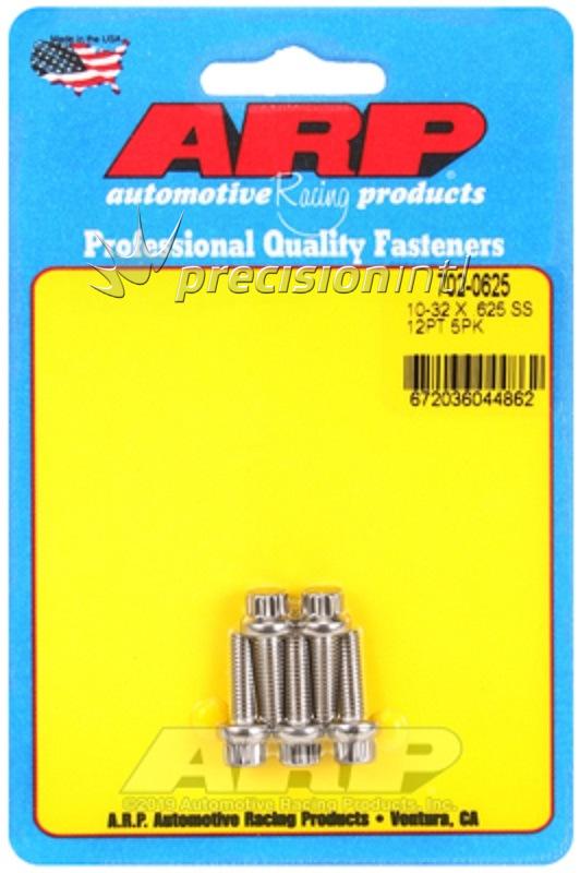 ARP 702-0625 10-32 X .625 12PT SS PACK OF 5 BOLTS