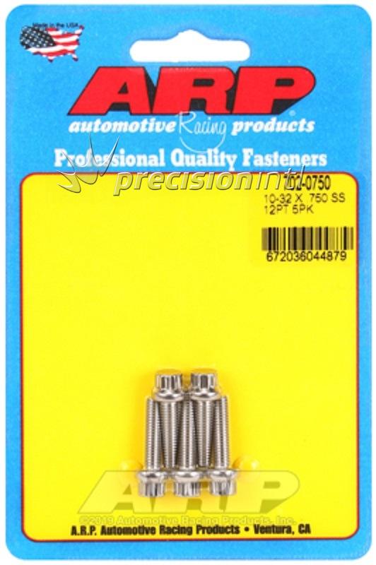 ARP 702-0750 10-32 X .750 12PT SS PACK OF 5 BOLTS