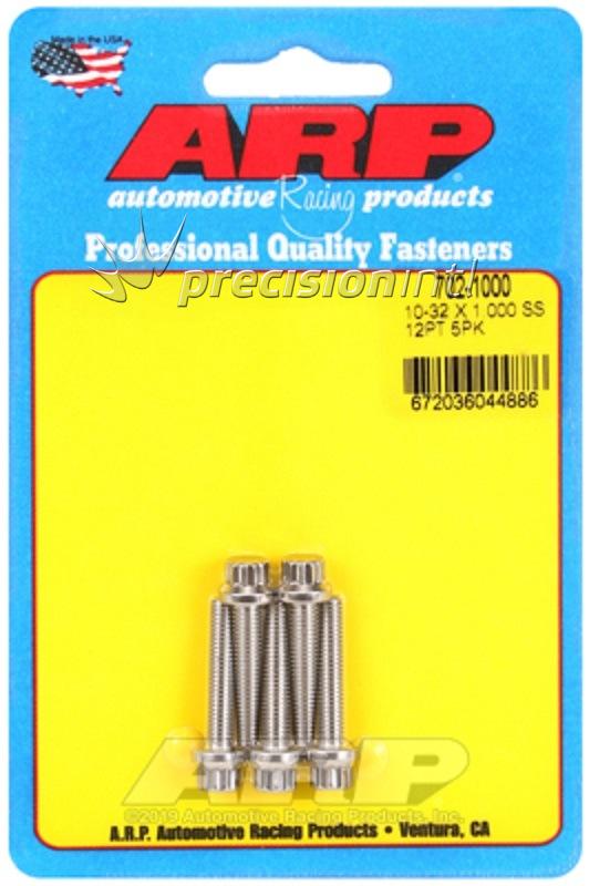 ARP 702-1000 10-32 X 1.000 12PT SS PACK OF 5 BOLTS