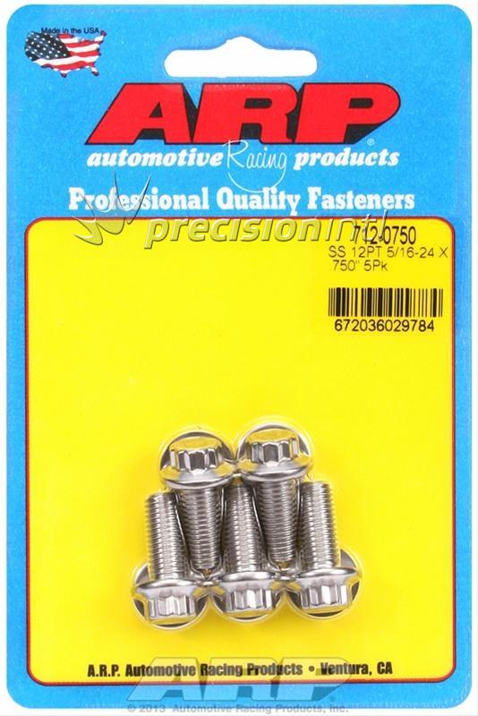 ARP 712-0750 5/16-24 X .750 12PT SS PACK OF 5 BOLTS