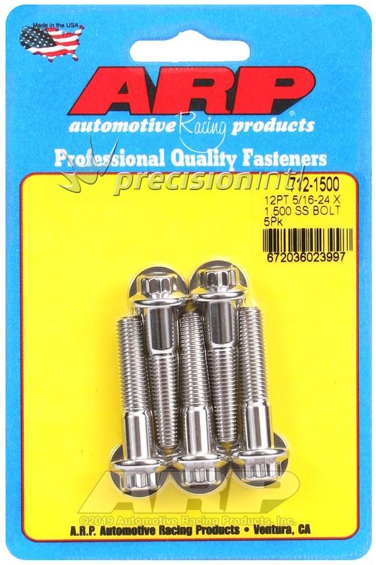 ARP 712-1500 5/16-24 X 1.500 12PT SS PACK OF 5 BOLTS