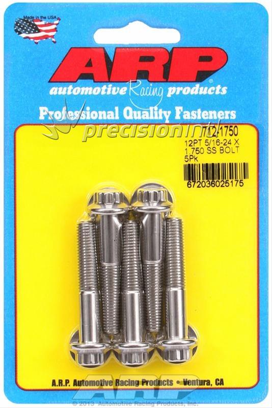 ARP 712-1750 5/16-24 X 1.750 12PT SS PACK OF 5 BOLTS