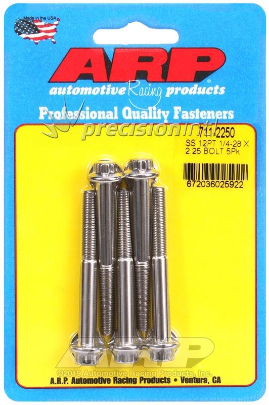 ARP 712-2250 5/16-24 X 2.250 12PT SS PACK OF 5 BOLTS