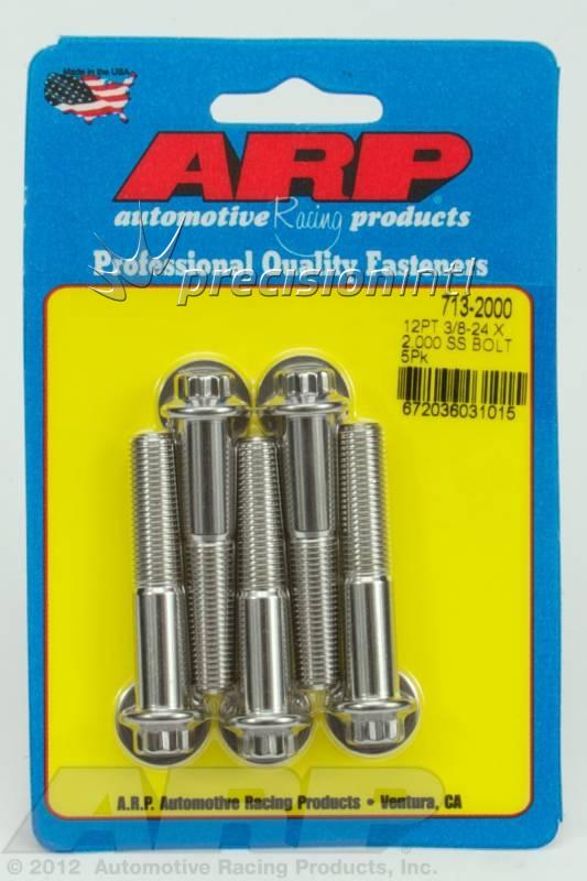 ARP 713-2000 3/8-24 X 2.000 12PT SS PACK OF 5 BOLTS