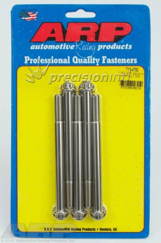 ARP 713-4750 3/8-24 X 4.750 12PT SS PACK OF 5 BOLTS