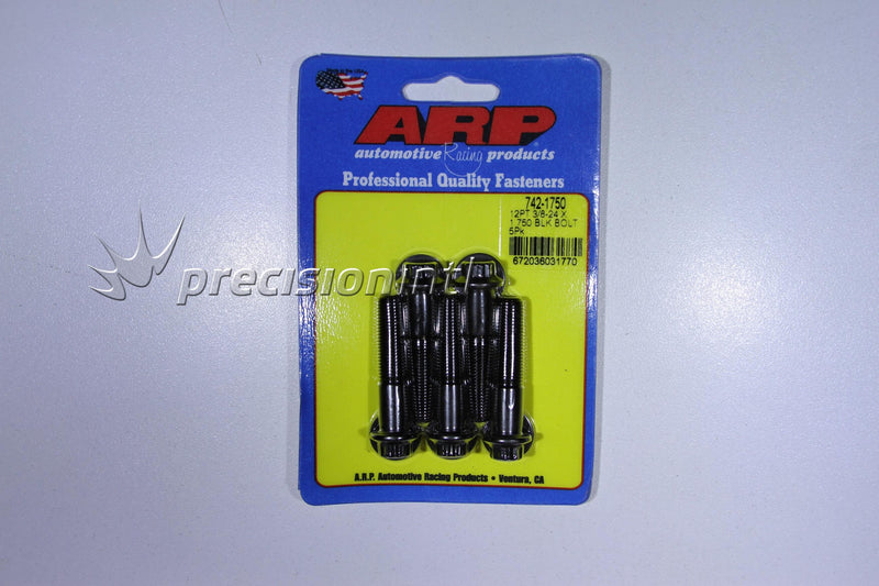 ARP 742-1750 3/8-24 X 1.750 12PT BLACK PACK OF 5 BOLTS
