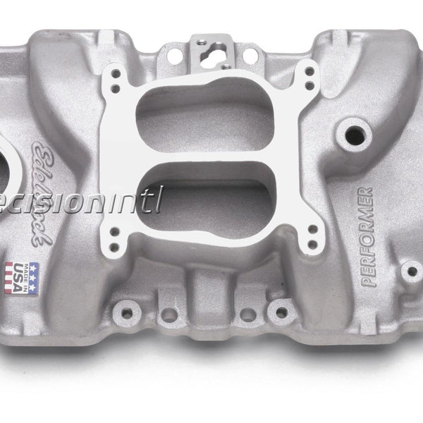 ミヤ　　Edelbrock インテークマニホールド 2104 EDELBROCK 2104 PERFORMER INTAKE MANIFOLD SATIN FINISH SB CHEV 305 350