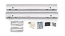 EDELBROCK 3630 E- EFI FUEL RAIL KIT SB CHEV V8 -6 AN INLET/OUTLET CLEAR ANODIZED