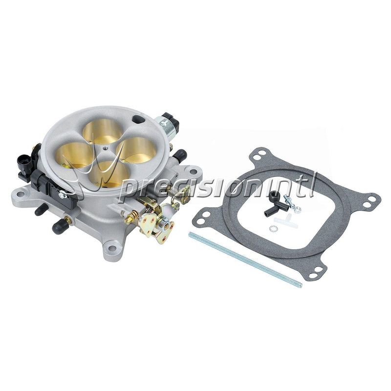 EDELBROCK 4150 THROTTLE BODY VICTOR EFI 4 BBL STYLE FLANGE 1.75" BORES DIE CAST