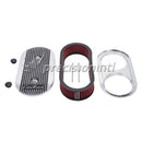 EDELBROCK 4272 ELITE SERIES II OVAL AIR CLEANER POLISHED SUITS DUAL QUAD CARBS