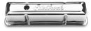 EDELBROCK 4649 SIGNATURE SERIES TALL CHROME VALVE COVERS SB CHEV 283-400 V8
