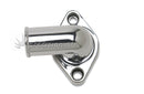 EDELBROCK 4818 POLISHED 90° WATER NECK SB CHEV V6- V8, MOPAR V8