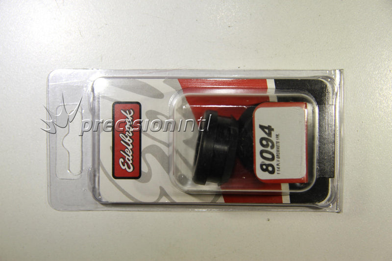 EDELBROCK 8094 RUBBER PCV VALVE GROMMETS PAIR UNI FIT 11/4¨ HOLE .75¨