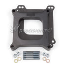 EDELBROCK 8710 CARBURETTOR SPACER OPEN CENTRE 1¨ THICK PLASTIC BB V8 BLACK