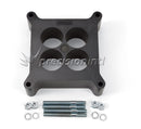 EDELBROCK 8713 CARBURETTOR SPACER 2" THICK 4-HOLE BLACK