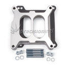 EDELBROCK 8714 CARBURETTOR SPACER 1"THICK DIVIDED CENTRE ALUM SMALL, BIG BLOCK V8