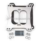 EDELBROCK 8715 CARBURETTOR SPACER 1/2" THICK DIVIDED ALUM SMALL, BIG BLOCK V8