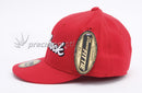 EDELBROCK 9153 CAP SMALL-MEDIUM RED SCRIPT LOGO EACH