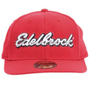 EDELBROCK 9154 CAP LARGE-XLARGE RED SCRIPT LOGO EACH