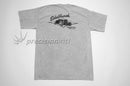 EDELBROCK 98065 V-NECK, ED BACK SCRIPT T-SHIRT BLACK, WOMENS MEDIUM EACH