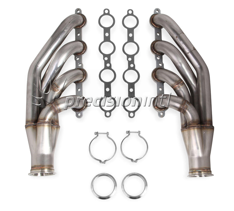 FLOWTECH EXHAUST 11535FLT LS TURBO HEADERS 1 3/4 UP & FORWARD NATURAL FINISH