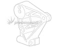 GM 12606500 DRIVE TENSIONER BRACKET SUITS LSA V8