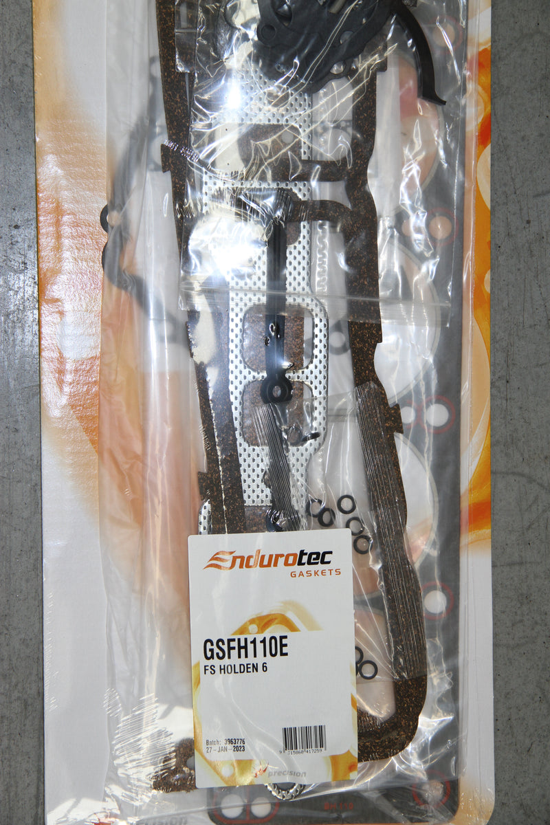 ENDUROTEC GSFH110E FULL GASKET SET HOLDEN BLUE BLACK MOTOR 173 202