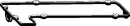 ELRING 594.350 VALVE COVER GASKET MERCEDES OM601.911 OM601.942 OM601.943